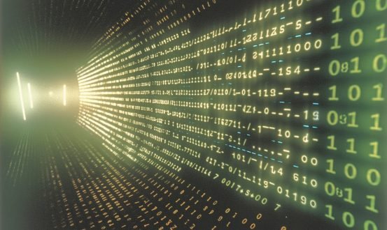 Digital Binary Code Visualization